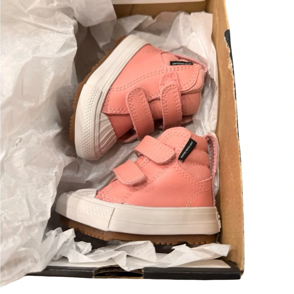 Converse Berkshire Boot Hi Easy-On Toddler 2C Rust Pink Water Repellent NWT
